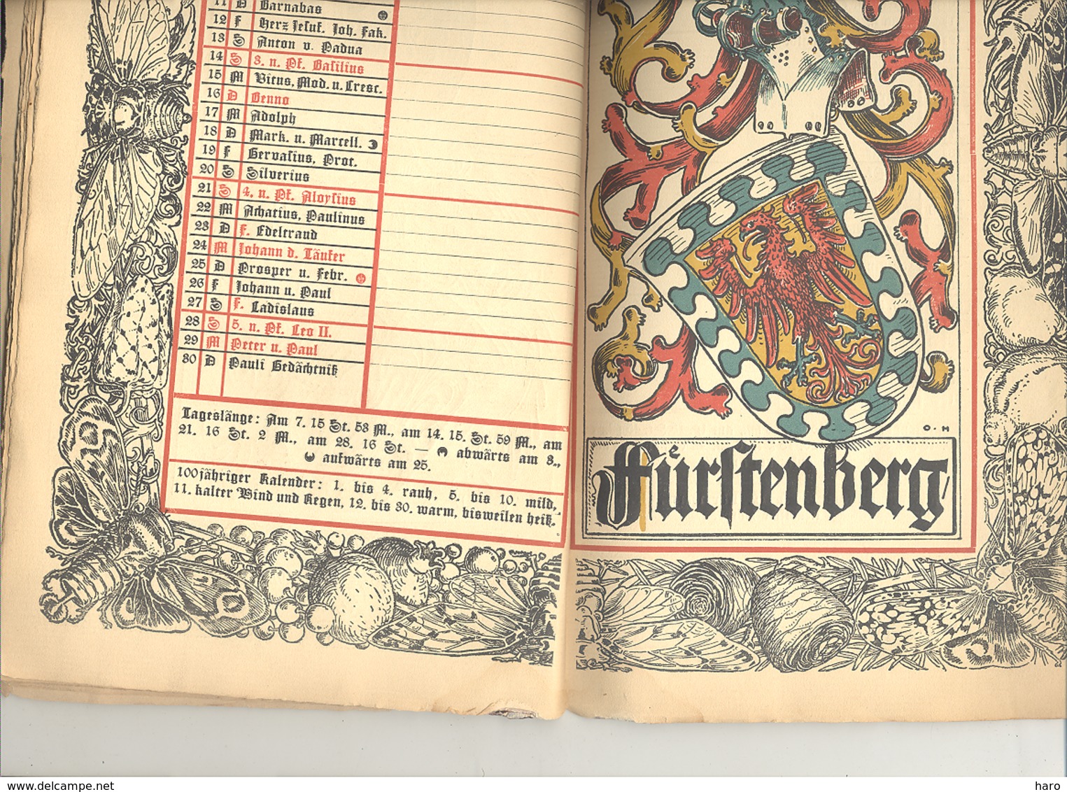 MÜNCHENER Kalender Für 1896 - Calendrier - +/- 16 X 32 Cm (b236) - Groot Formaat: ...-1900