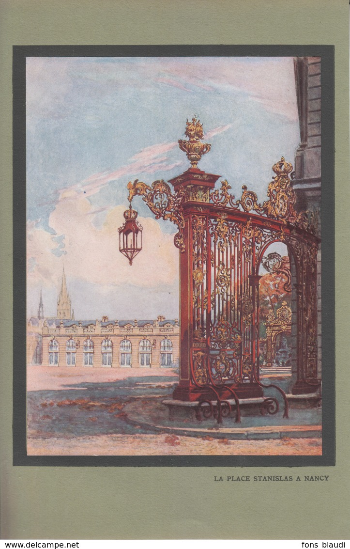 Vers 1930 - Illustration - Nancy (Meurthe-et-Moselle) - La Place Stanislas - FRANCO DE PORT - Non Classés