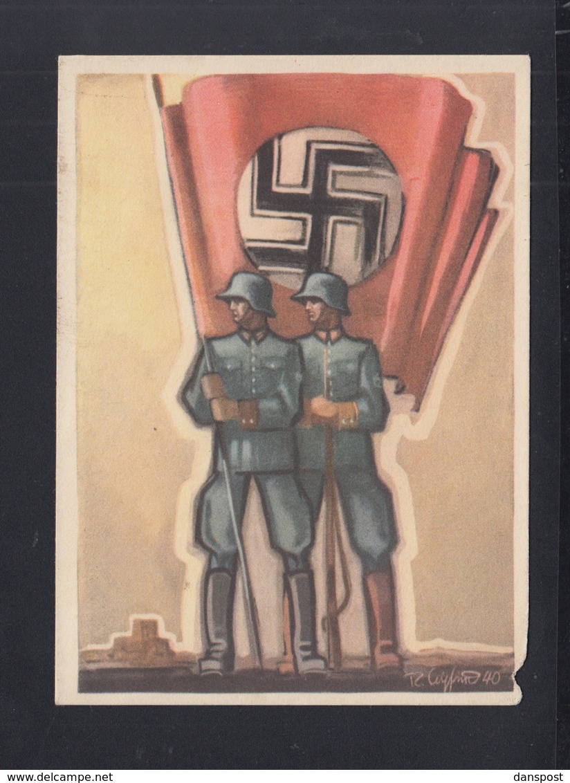 Dt. Reich PK Tag Der Dt. Polizei Ordnungspolizei Mangelhft - Weltkrieg 1939-45