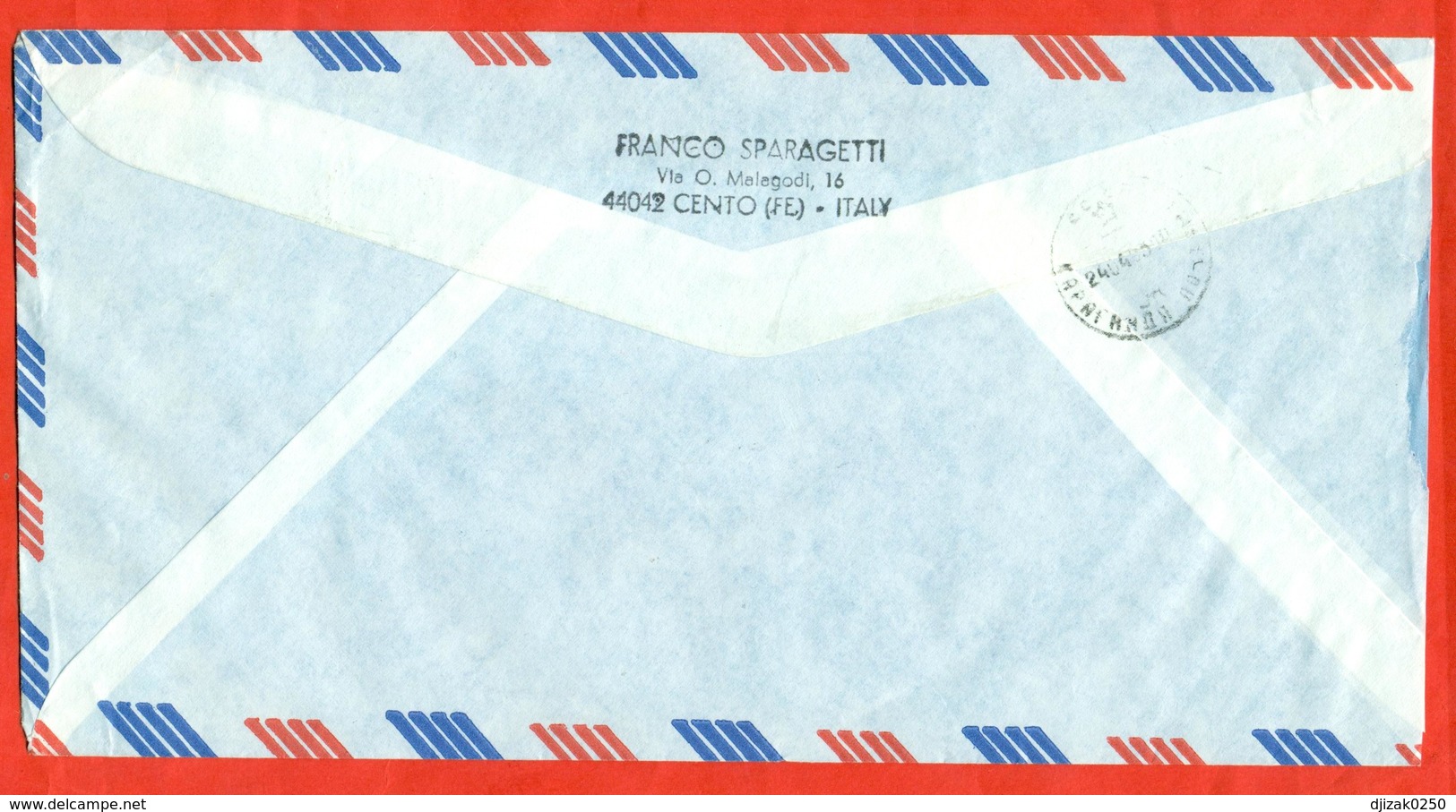 Italy 1993. Painting. Envelopes Past The Mail. Airmail. - Poste Aérienne