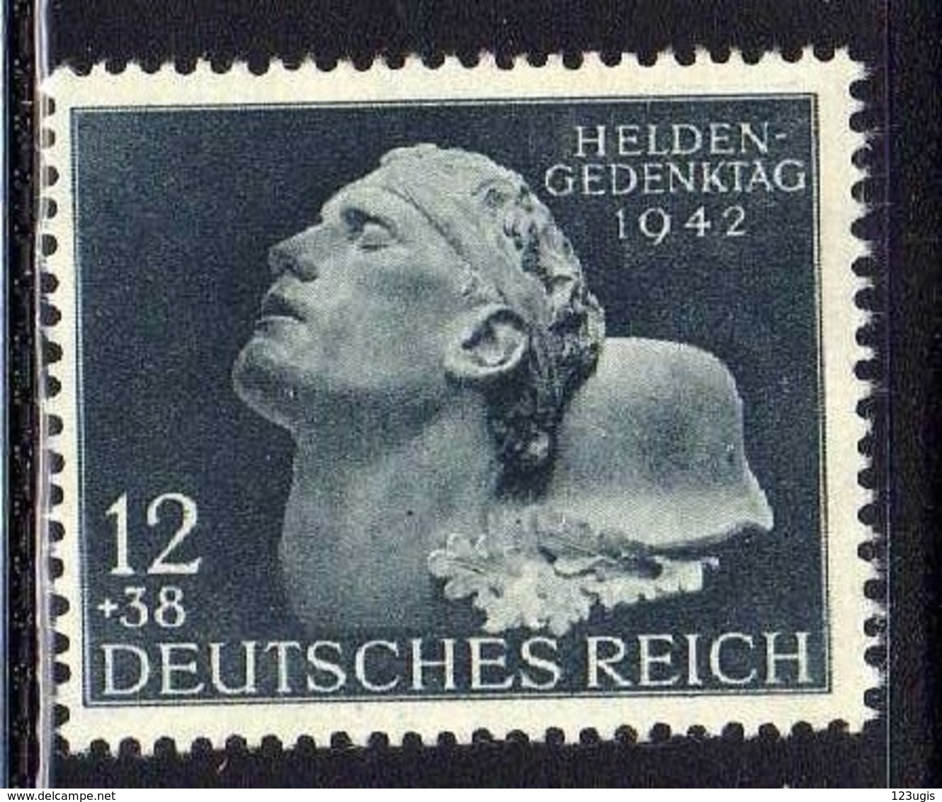 Deutsches Reich, 1942, Mi 812 ** Heldengedenktag [260818LAII] - Neufs