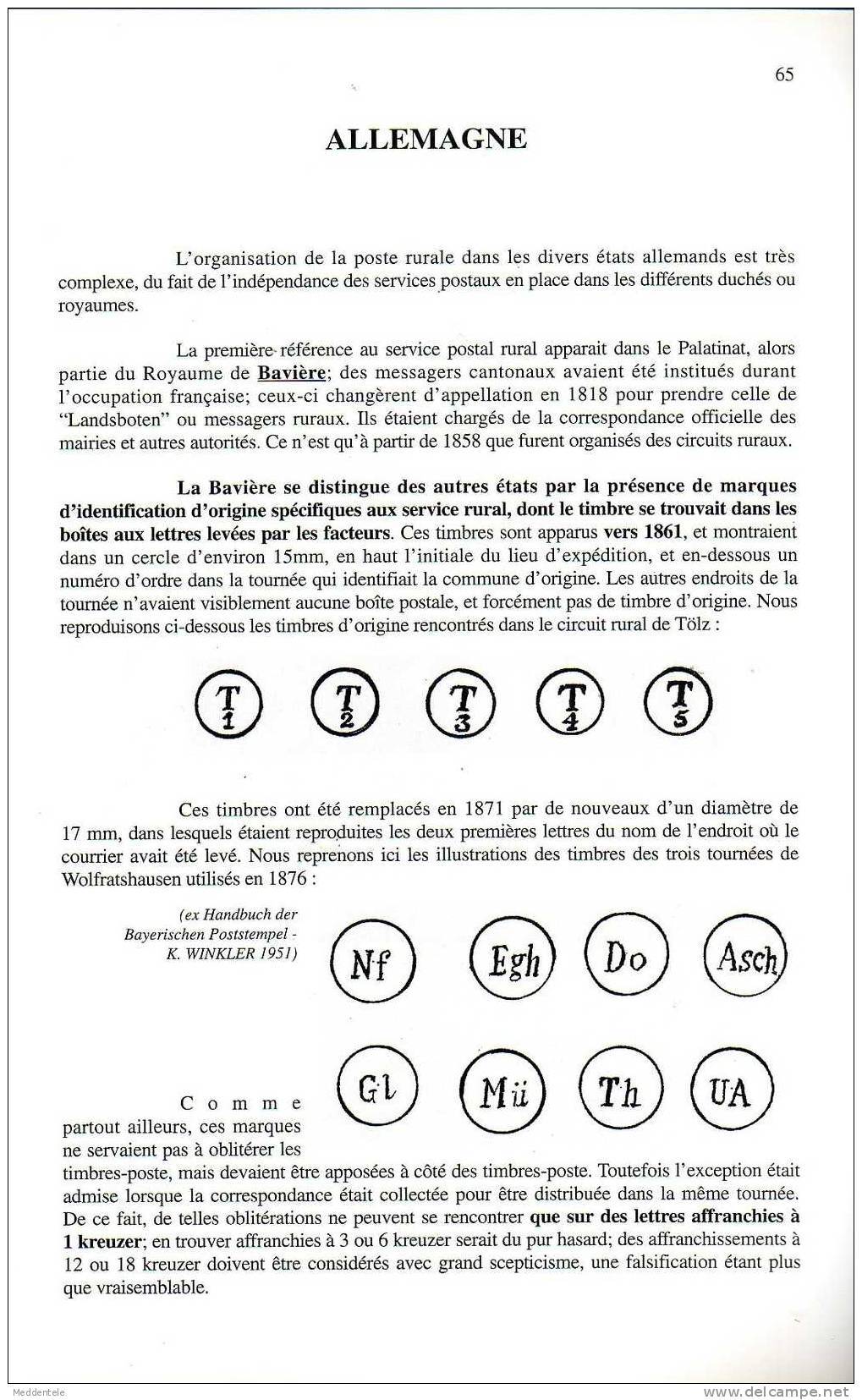 LA POSTE RURALE AU XIXème siècle en Belgique & Europe