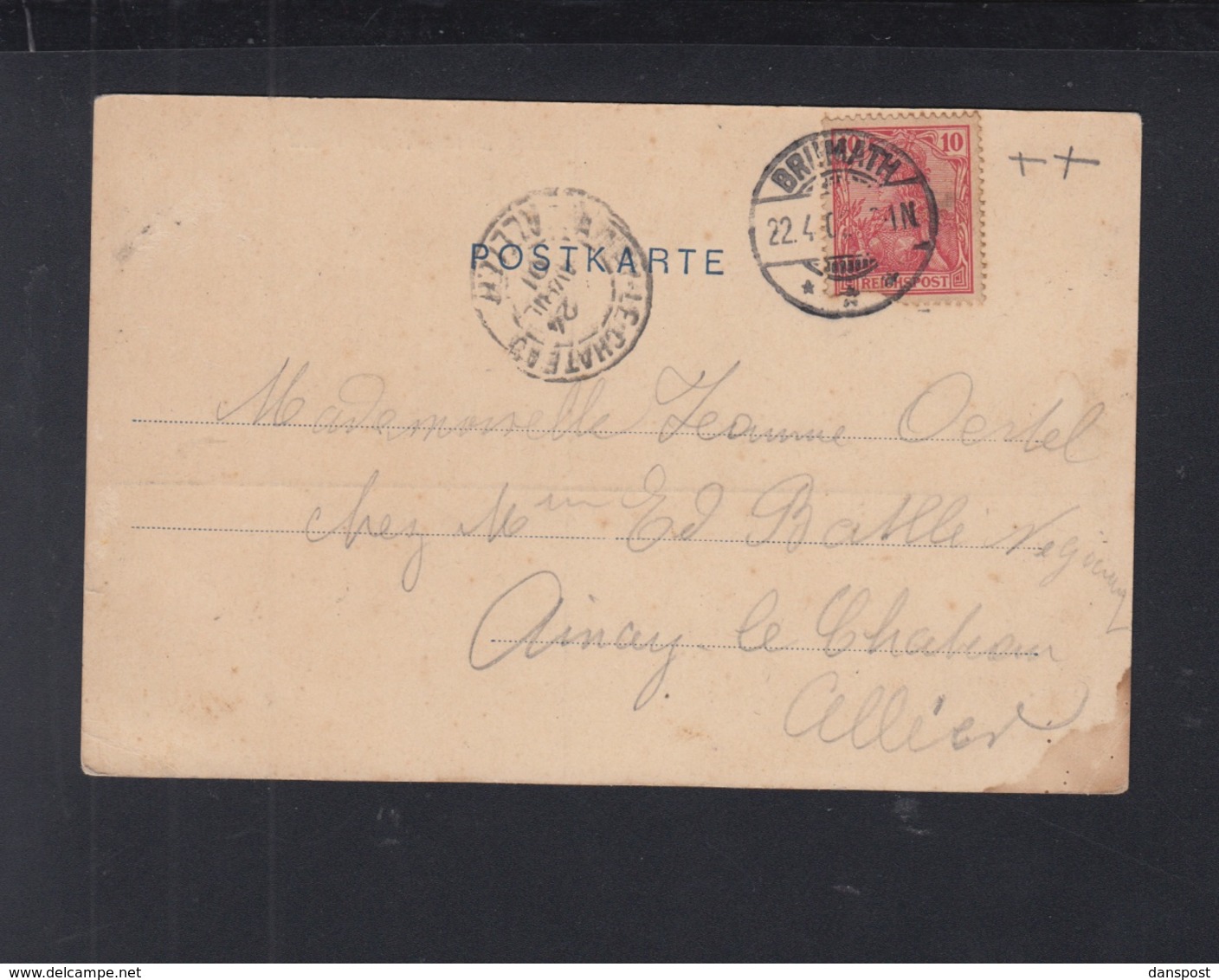 Carte Postale Brumath 1901 - Brumath