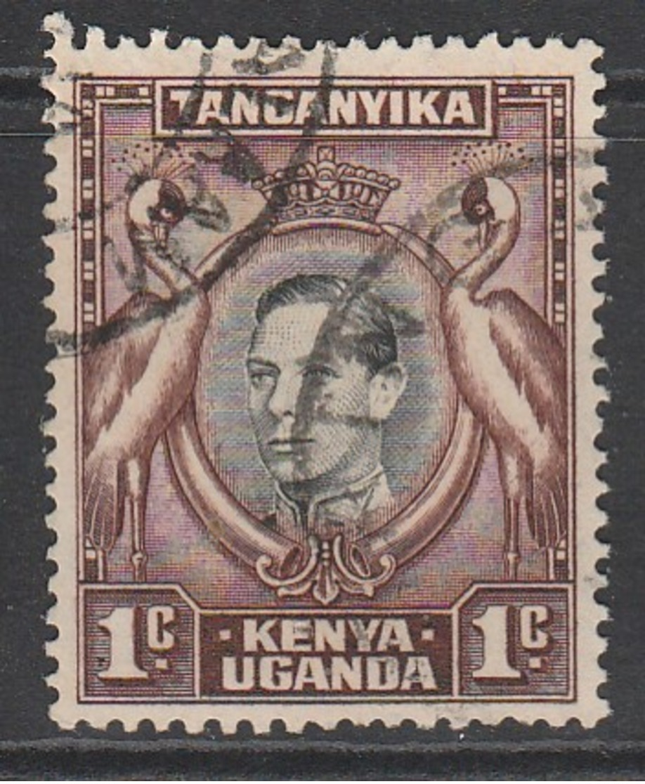 Kenya 1938 Issues Of 1935 But With Portrait Of King George VI  1 C Reddish Brown SW 22a O Used - Kenya, Uganda & Tanganyika