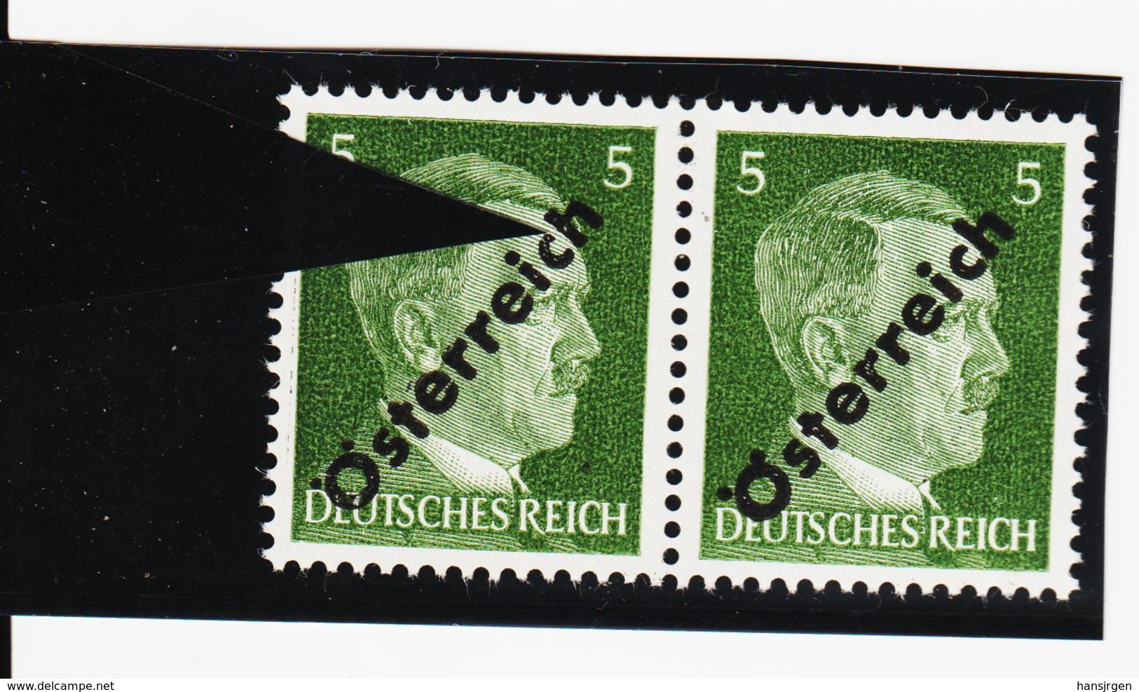 NEU1204 ÖSTERREICH 1945 Michl 660 PLATTENFEHLER Kurzes "h"  Mit VERGLEICHSTÜCK SIEHE ABBILDUNG - Abarten & Kuriositäten