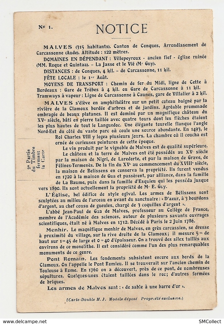 11 Malves, L'église. Voir Description (A4p62) - Autres & Non Classés