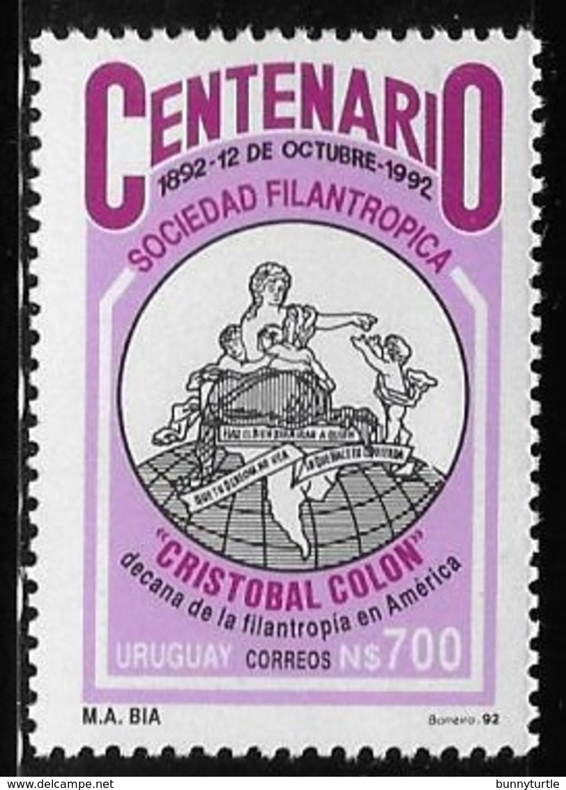 Uruguay 1992 Columbus Philanthropic Society MNH - Uruguay