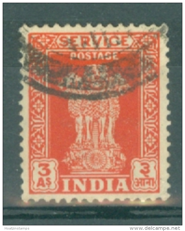 India: 1950/51   Official - Asokan Capital    SG O156     3a      Used - Timbres De Service