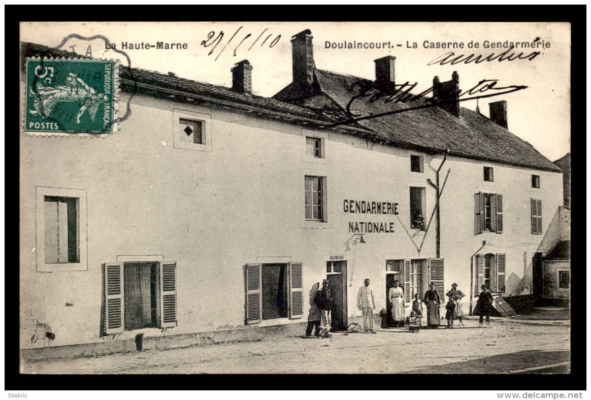 52 - DOULAINCOURT - LA CASERNE DE GENDARMERIE - Doulaincourt