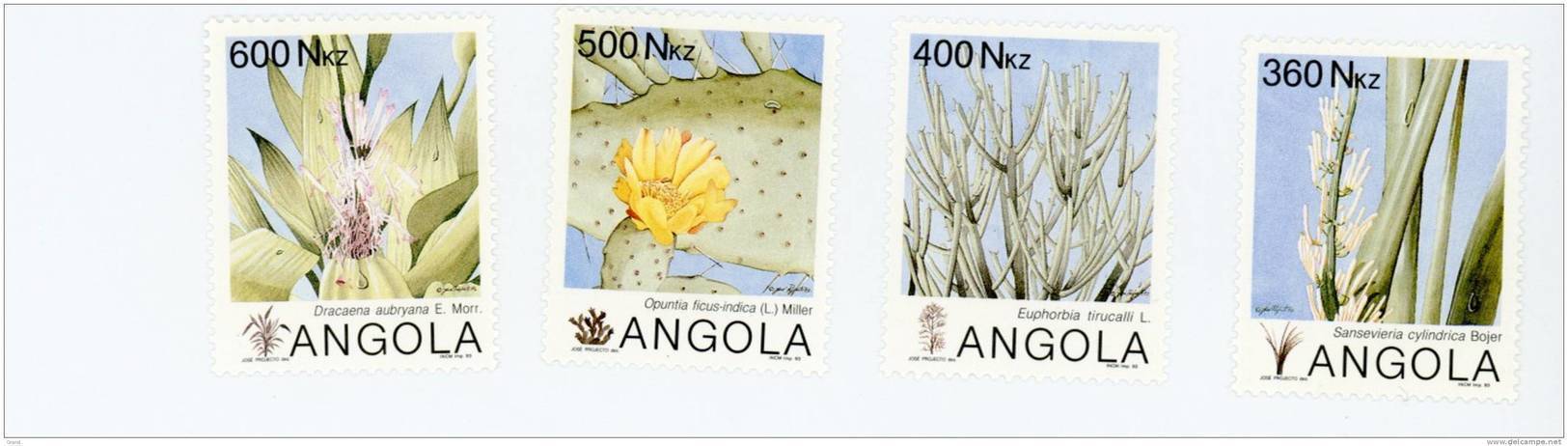 Angola--1993-Cactus Et Plantes Grasses895/98***MNH - Angola