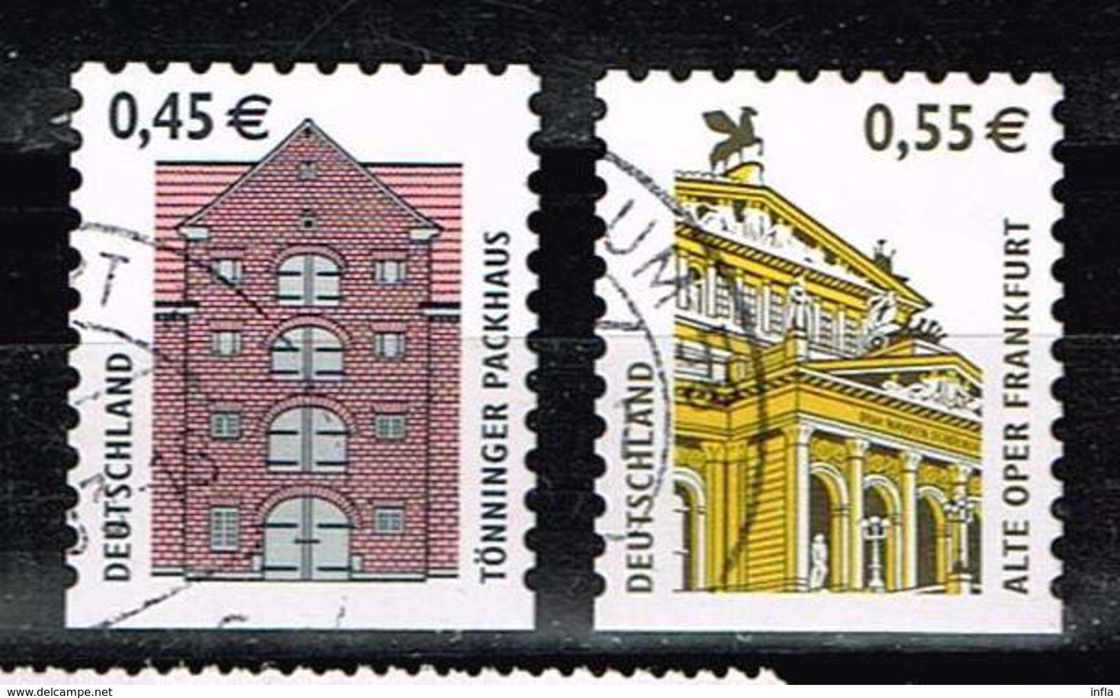 Bund 2002, Michel# 2303BD + 2304 BD O - Used Stamps