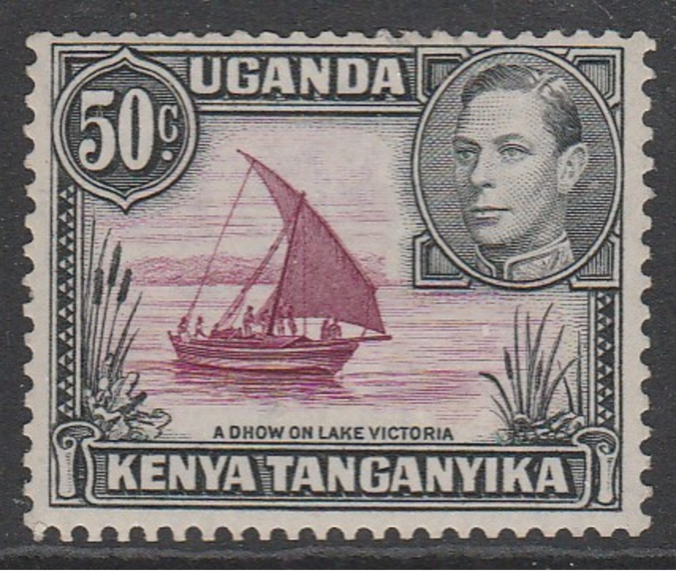 Kenya 1938 Issues Of 1935 But With Portrait Of King George VI  50c * LMM - Kenya, Uganda & Tanganyika