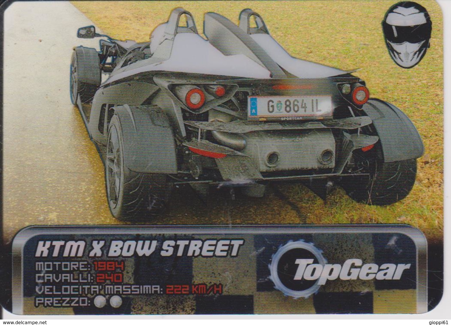 Laminancards KTM X Bow Street - Top Gear N. 47 (fronte E Retro) - Altri & Non Classificati