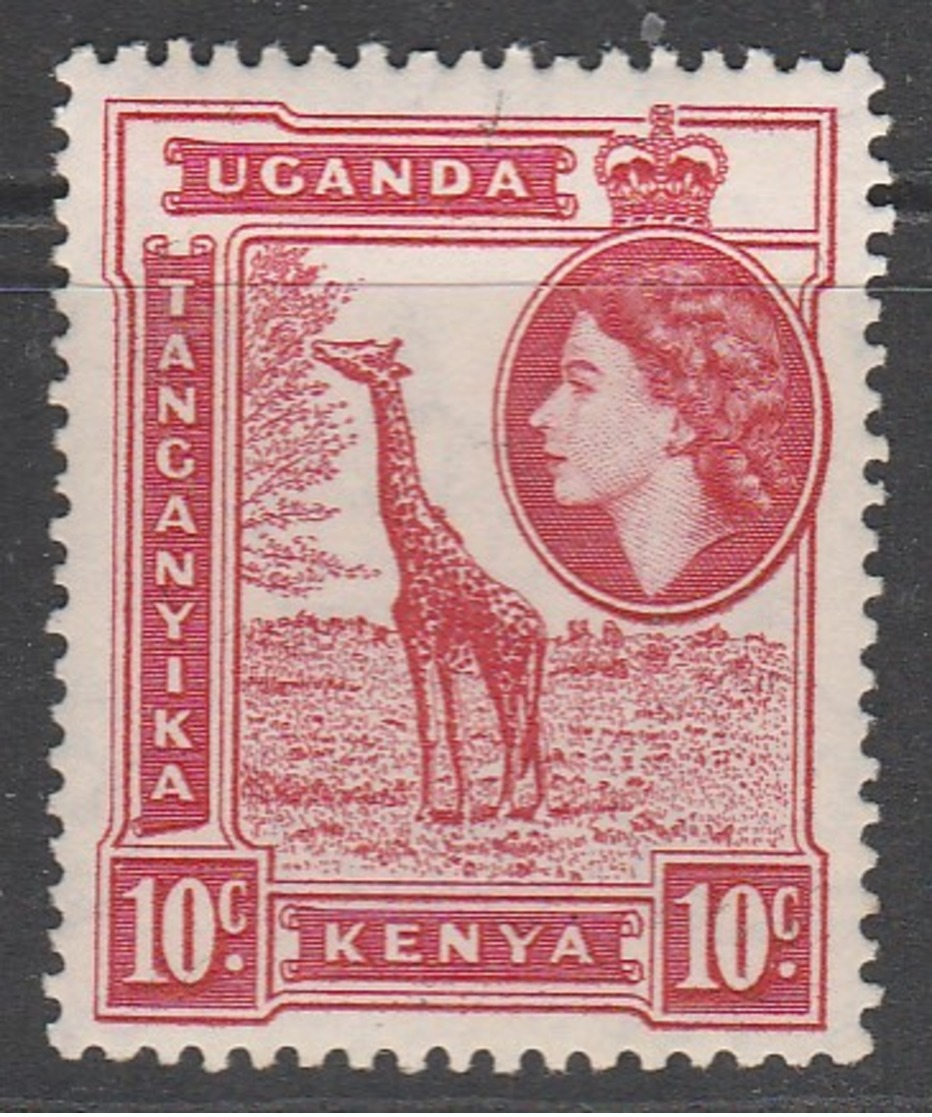 Kenya 1954 Queen Elizabeth II And Landscapes  10 C * LMM - Kenya, Uganda & Tanganyika