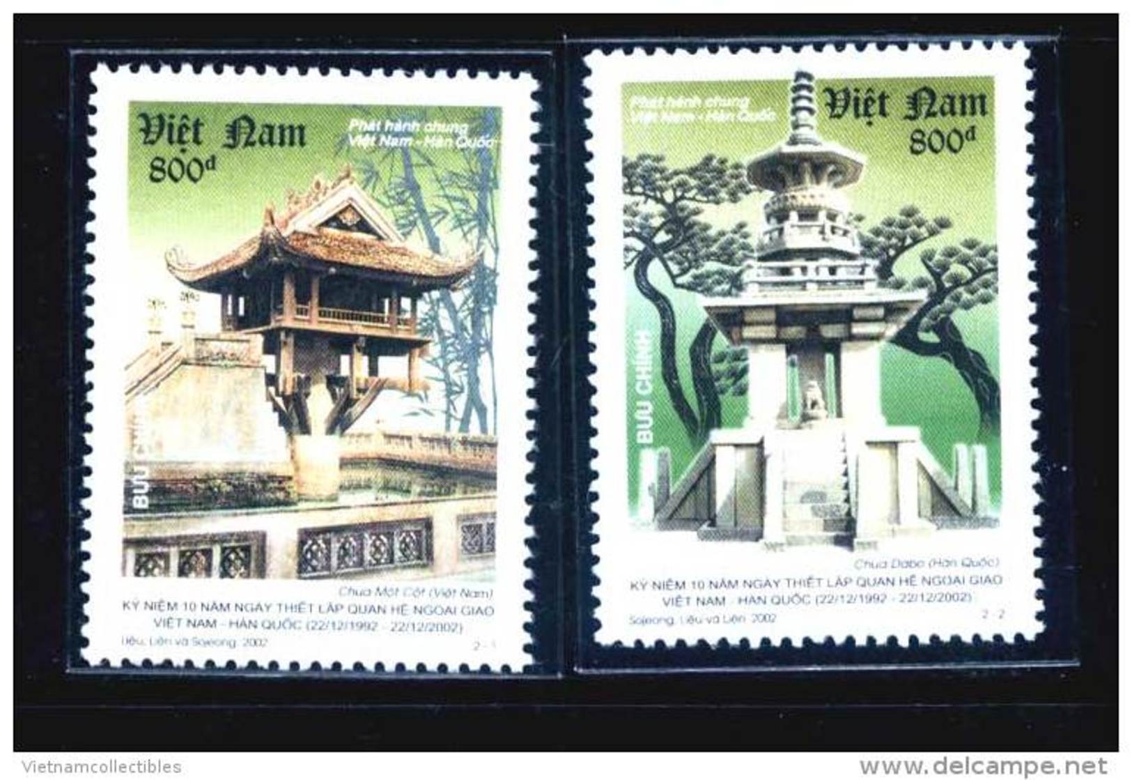 Vietnam Viet Nam MNH Perf Withdrawn Stamps 2002 : 10th Anniversary Of Korea - Viet Nam Relationship (Ms901) - Viêt-Nam