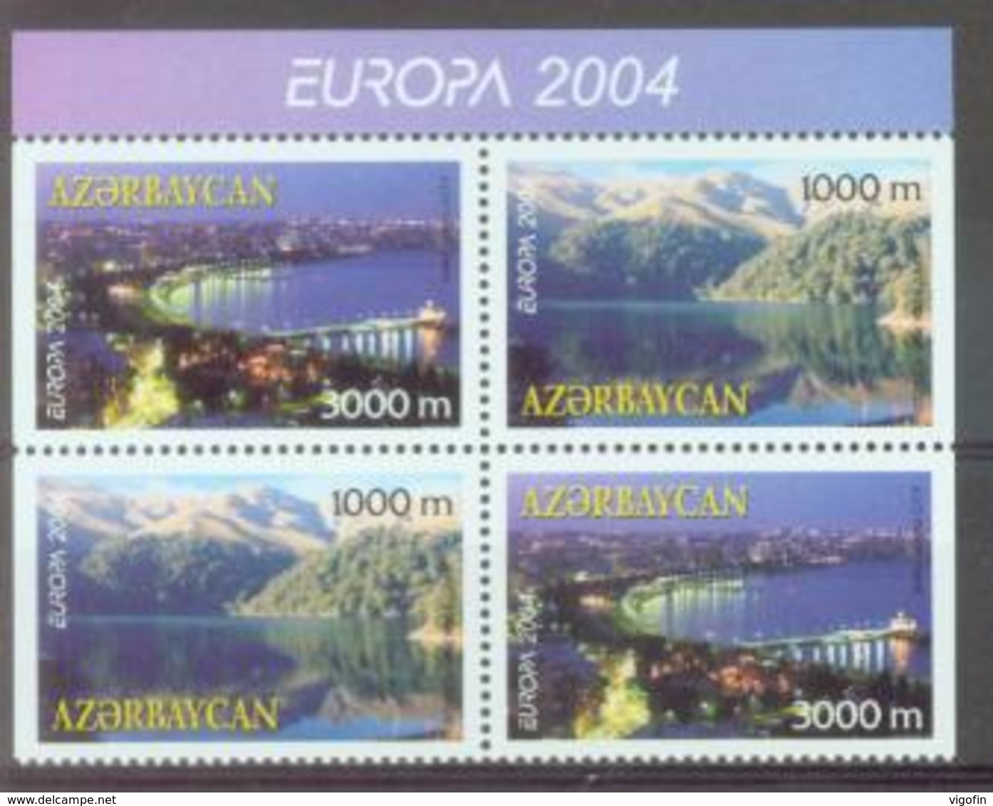 AZ 2004-573-4 EUROPA CEPT, ASERBEDIAN, 4v, MNH - Azerbaijan