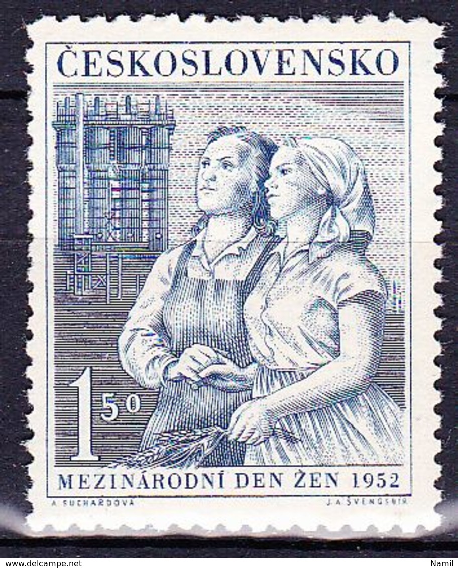 ** Tchécoslovaquie 1952 Mi 721 (Yv 621), (MNH) - Unused Stamps
