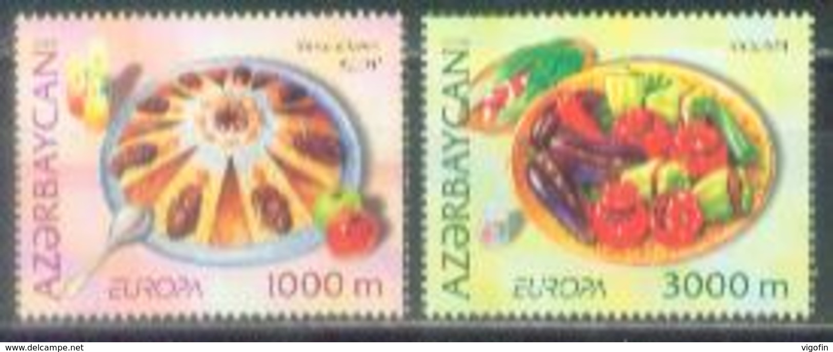 AZ 2005-608-9 CEPT, ASERBEDIAN, 1 X 2v, MNH - Azerbaijan