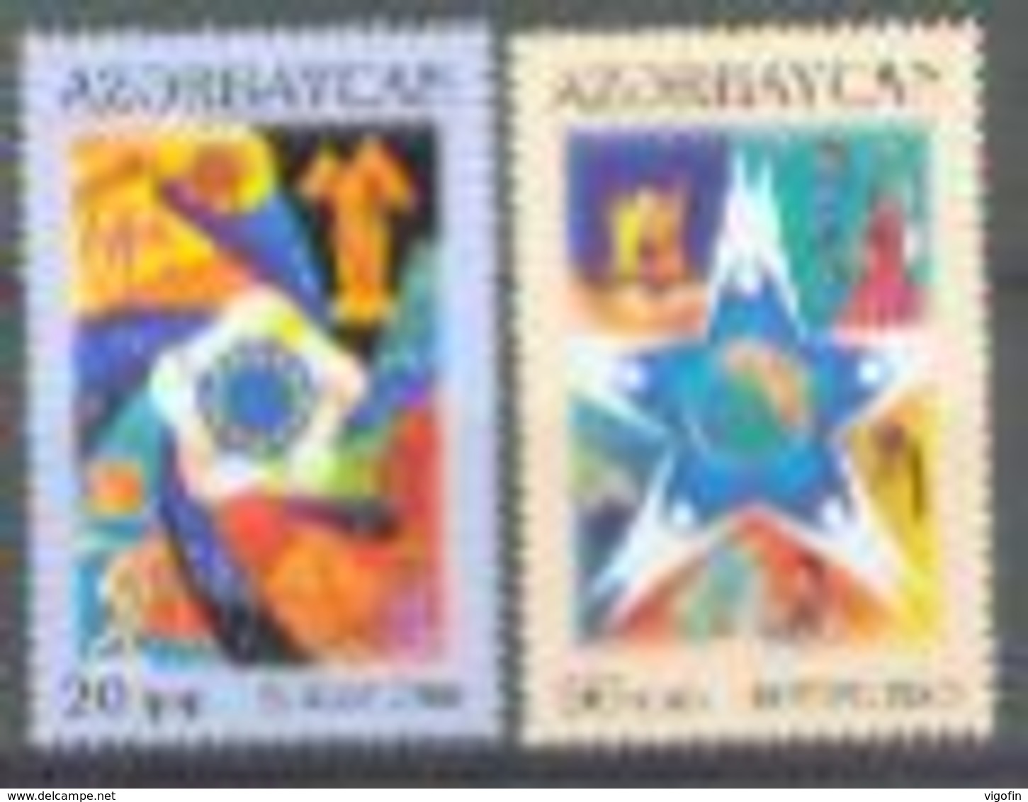 AZ 2006-638-9 EUROPA CEPT, ASERBEDIAN, 1 X 2v, MNH - Azerbaïdjan