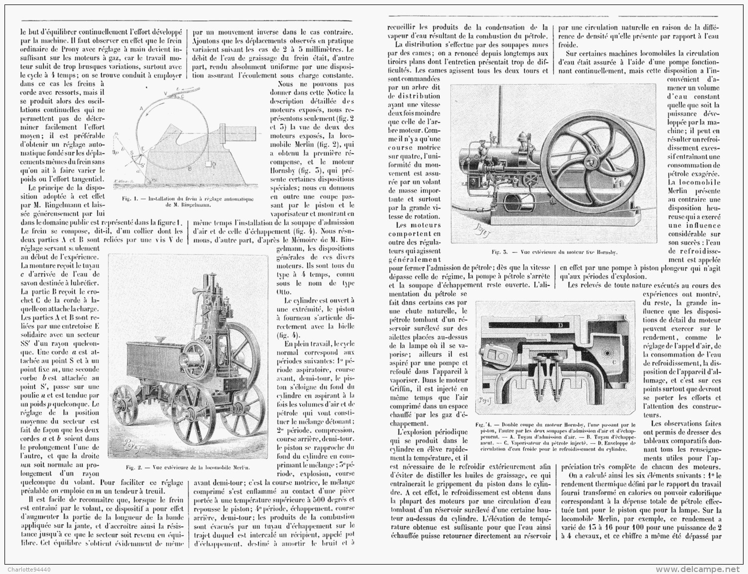 LE CONCOURS DE MOTEUR à PETROLE Organisé Par La Société D'AGRICULTURE De MEAUX  1894 - Ile-de-France