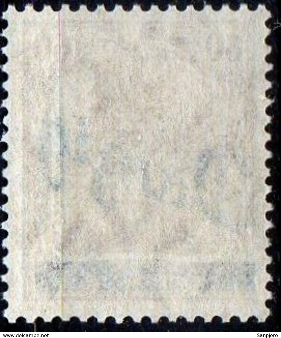DANZIG 1920. MiNr. 47 BLUE OVERPRINT **MNH, VERY RARE WRONG COLOR PROBE UNPUBLISHED STAMP - Other & Unclassified