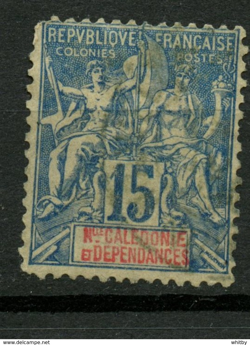 New Caladonia 1892 15c Navigation And Commerce Issue #47 - Used Stamps