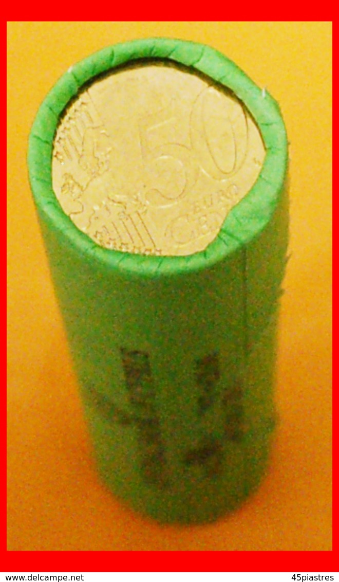 # RIDDLE: CYPRUS ★ 50 CENTS 2008-2018 UNC ROLL RARE! LOW START ★ NO RESERVE! - Rollos