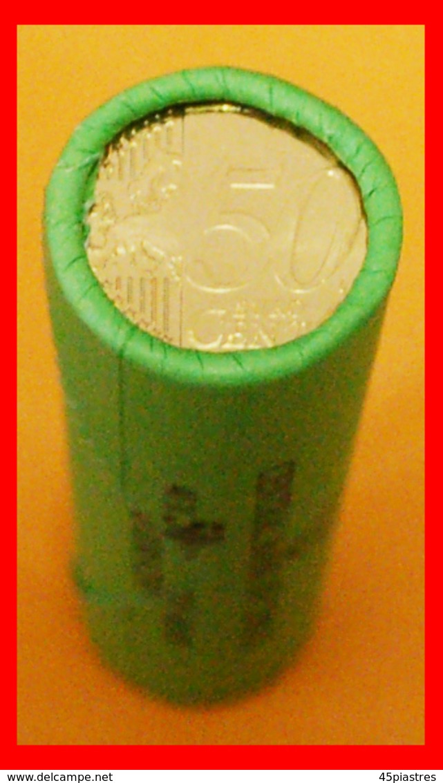 # RIDDLE: CYPRUS ★ 50 CENTS 2008-2018 UNC ROLL RARE! LOW START ★ NO RESERVE! - Rollos