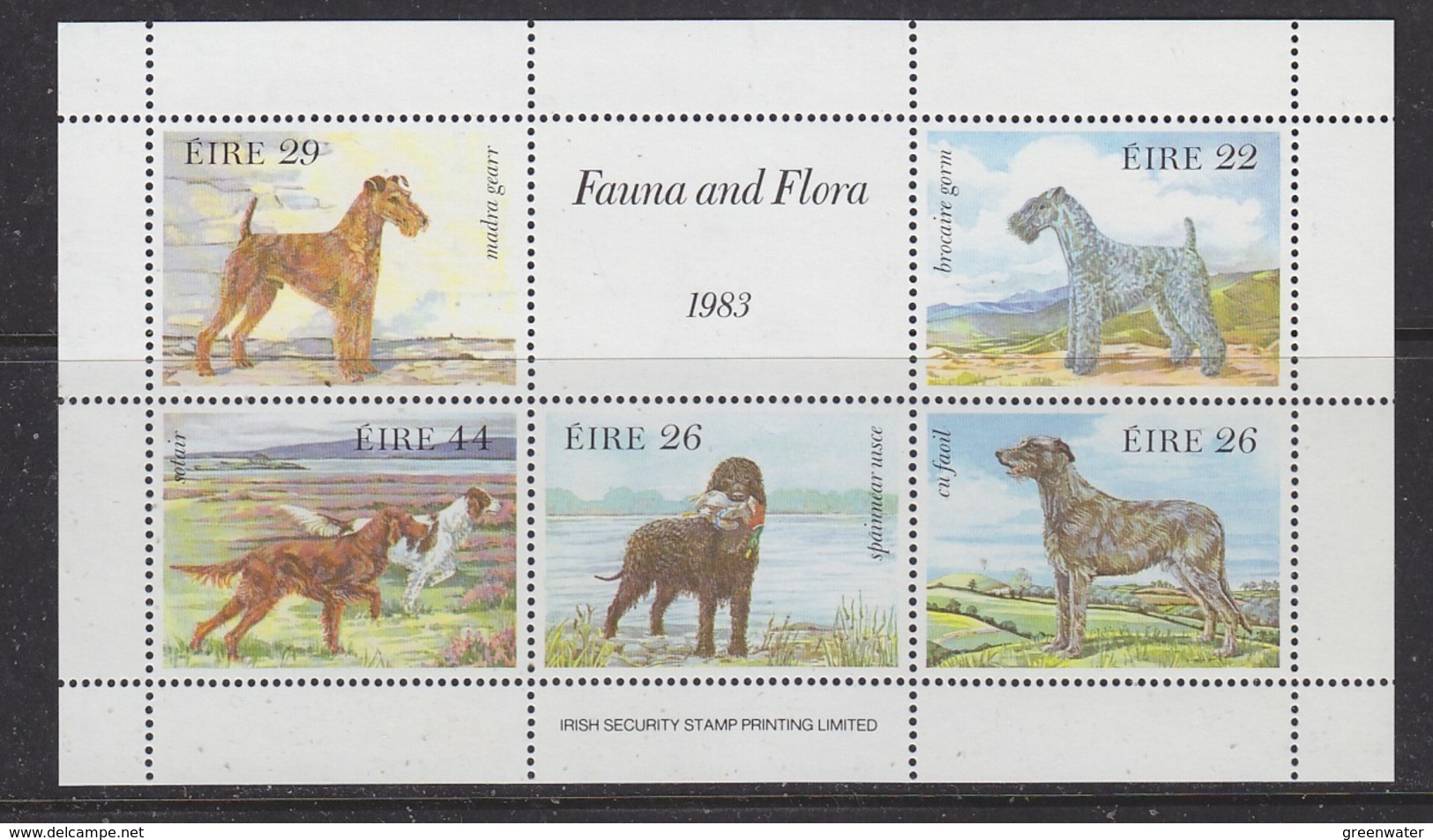 Ireland 1983 Fauna & Flora / Dogs M/s ** Mnh (40237) - Blocchi & Foglietti