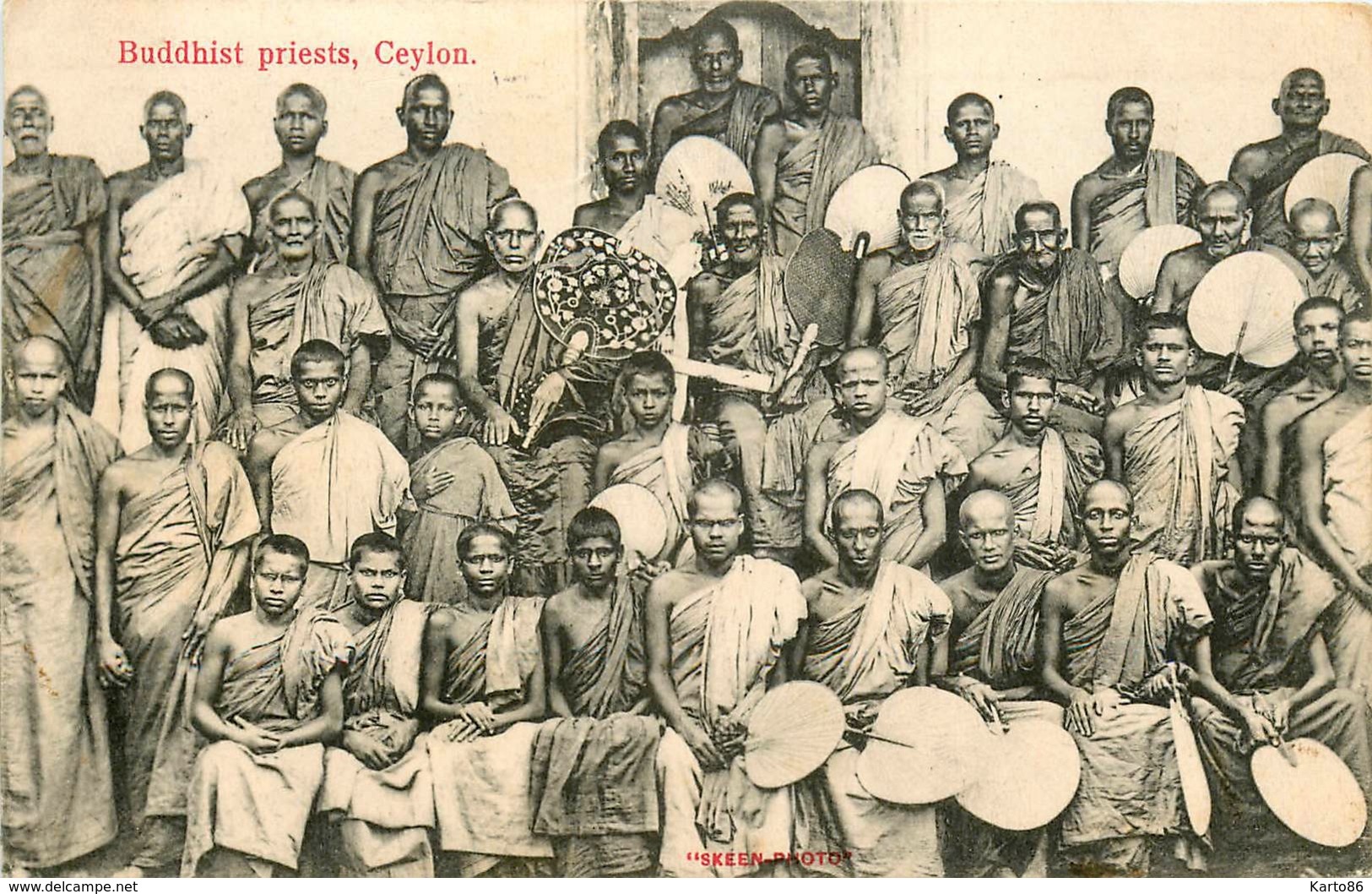 Sri Lanka * Ceylon * Buddhist Priests * Bouddhisme - Sri Lanka (Ceylon)