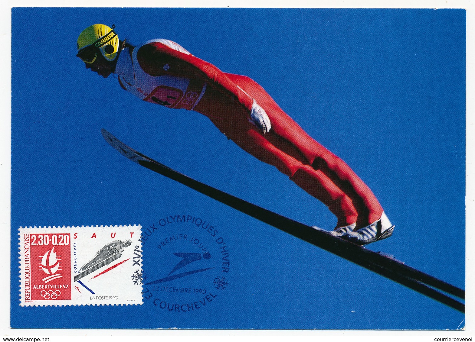 FRANCE - 10 Cartes Maximum - Jeux Olympiques D'Albertville 1992 - Très Belle Série - 1990-1999