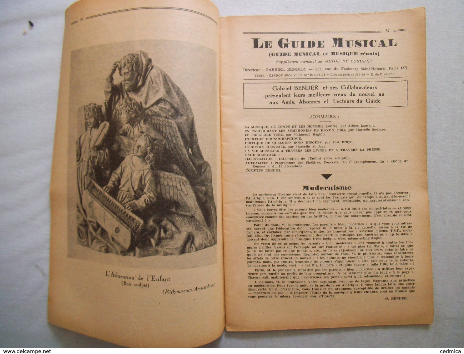 LE GUIDE MUSICAL DECEMBRE 1931 MADELEINE MANSION,CRITIQUE DE QUELQUES BONS DISQUES,LA VIE MUSICALE A TRAVERS LES LIVRES - Autres & Non Classés