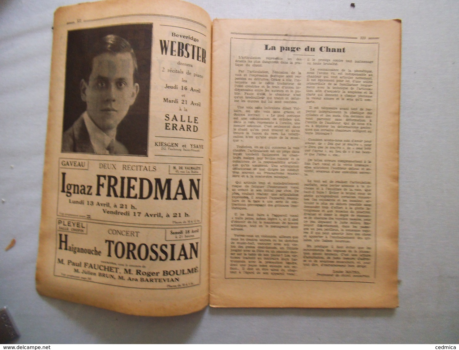 LE GUIDE MUSICAL FEVRIER-MARS 1931 BEVERIDGE WEBSTER,CRITIQUE DE QUELQUES BONS DISQUES,LA VIE MUSICALE A TRAVERS LES LIV - Autres & Non Classés