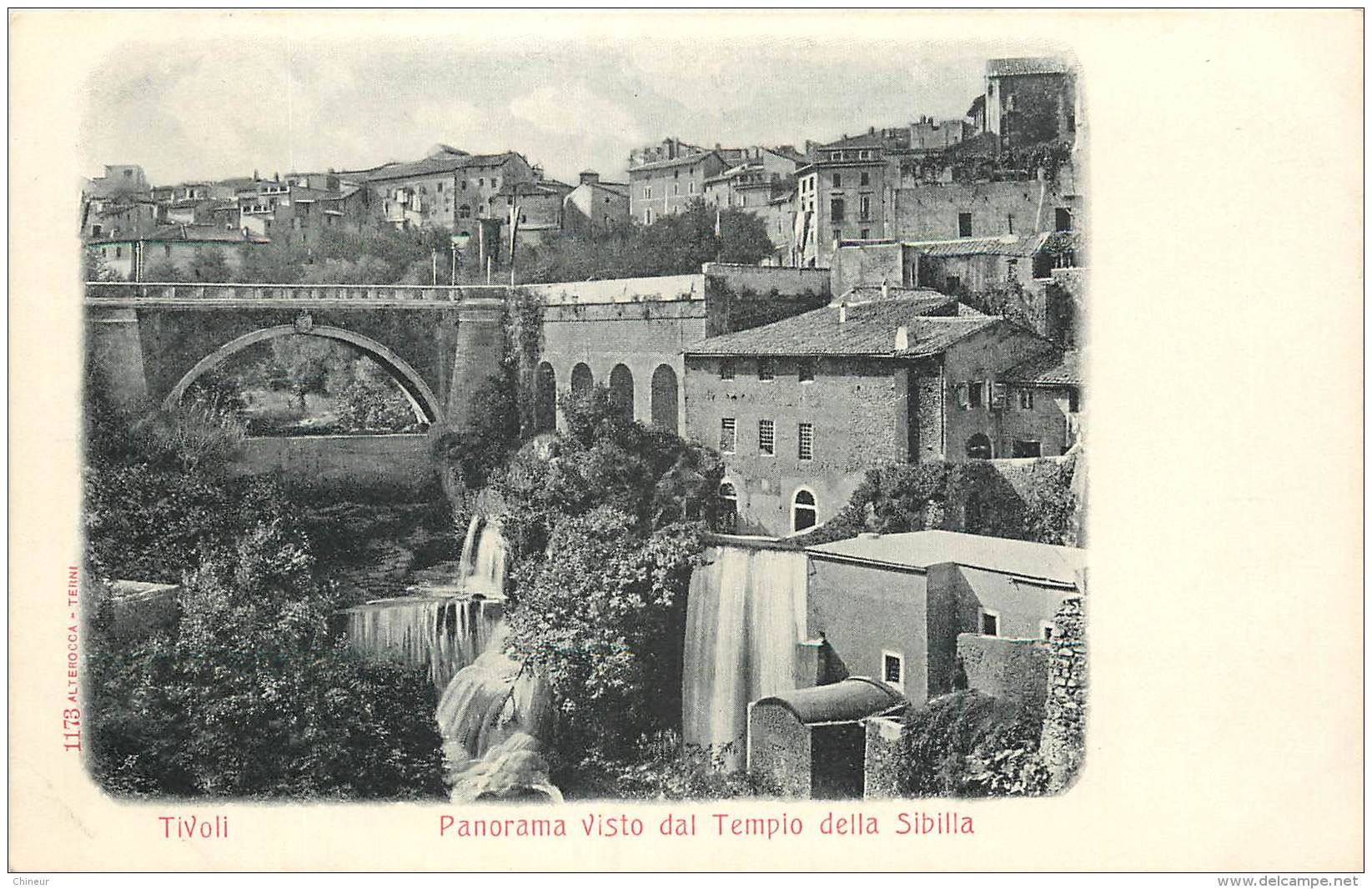 ITALIE  TIVOLI PANORAMA VISTO DAL TEMPIO DELLA SIBILLA - Altri & Non Classificati