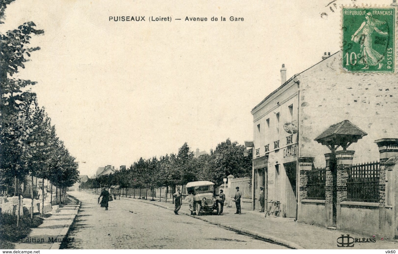 45  PUISEAUX   AVENUE DE LA GARE - Puiseaux