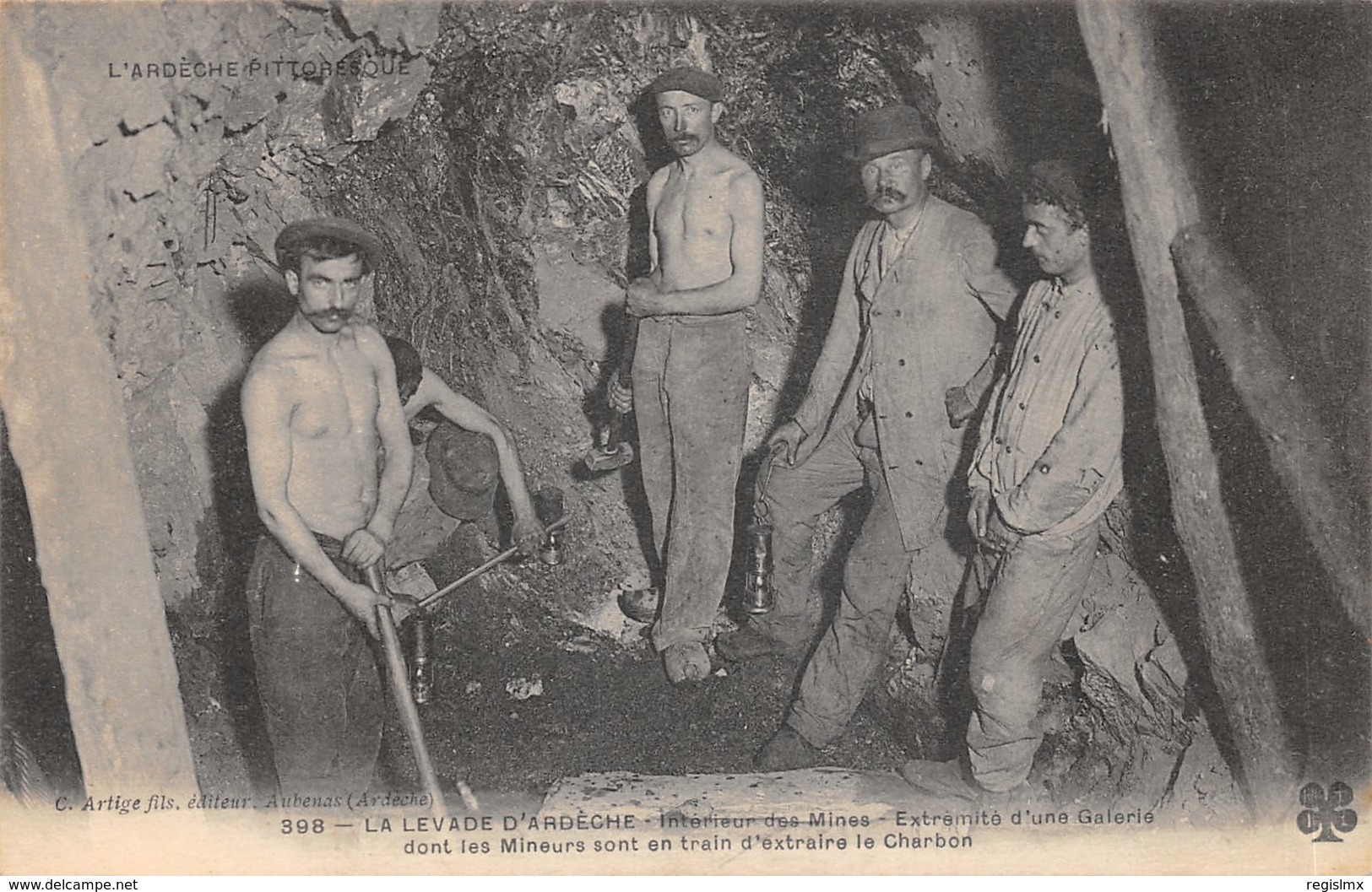 07-LA LEVADE D ARDECHE-INTERIEUR DES MINES-N°R2150-H/0093 - Autres & Non Classés