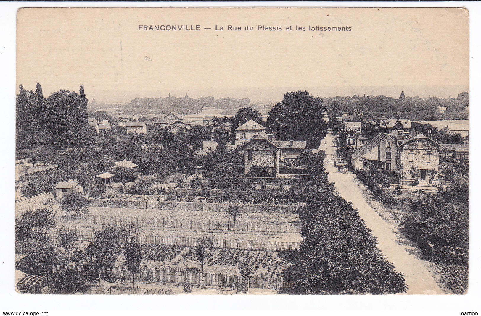 FRANCONVILLE  Rue Du Plessis Et Les Lotissements - Franconville