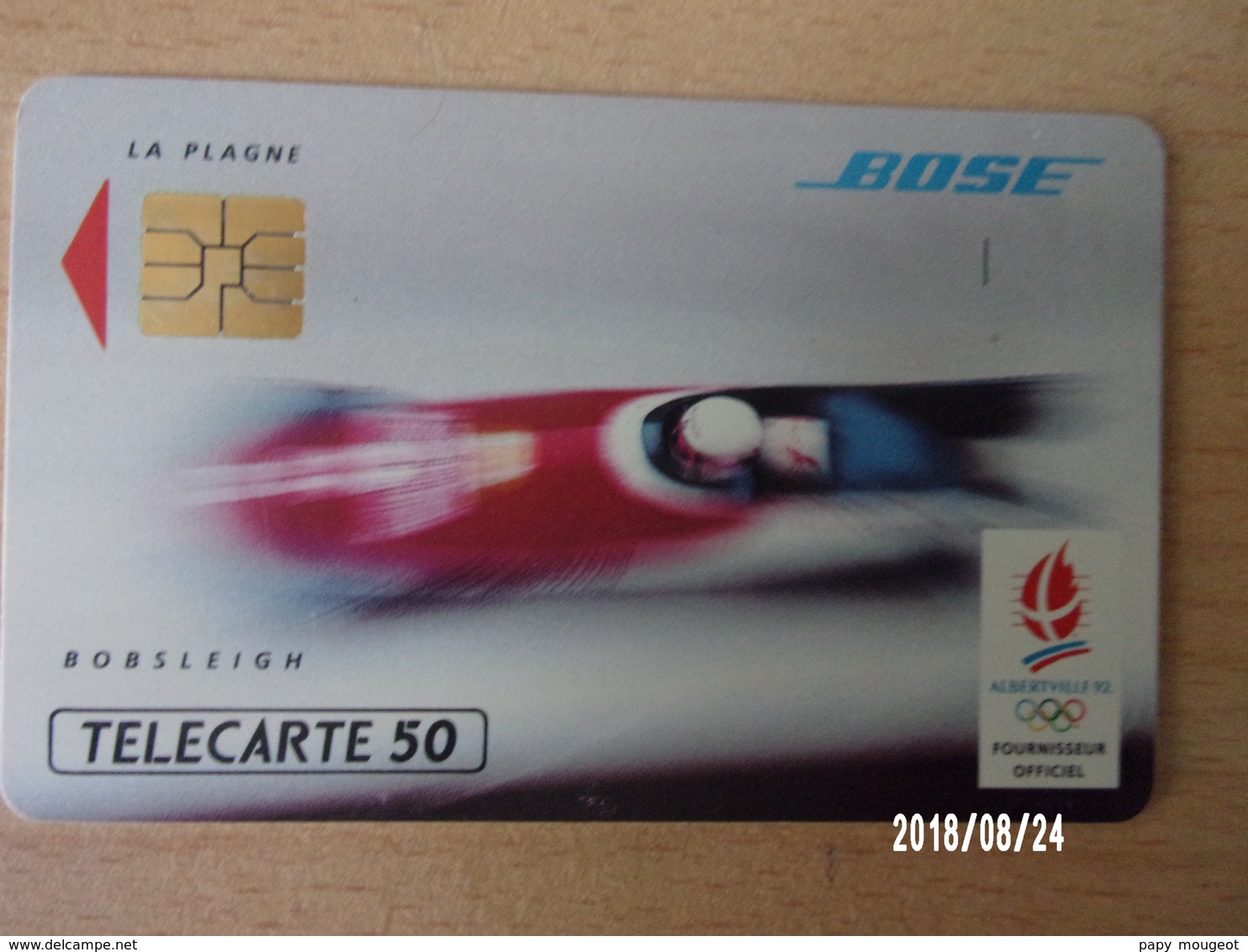 F218 Bose Bobsleigh 50U S03 12/91 - Jeux Olympiques