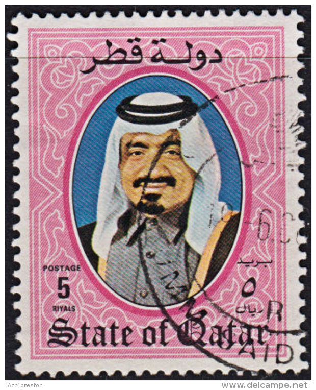 A1143 QATAR 1984,  SG 772  Shaikh Khalifa, Used - Qatar