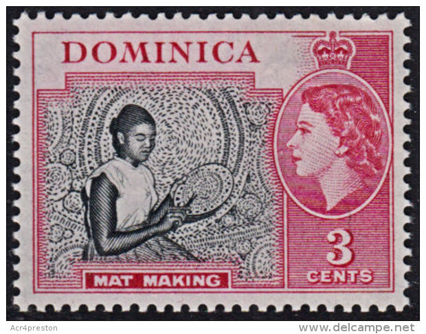 A5267 DOMINICA 1954 -1957, SG 144  3c Definitive MNH - Dominica (1978-...)