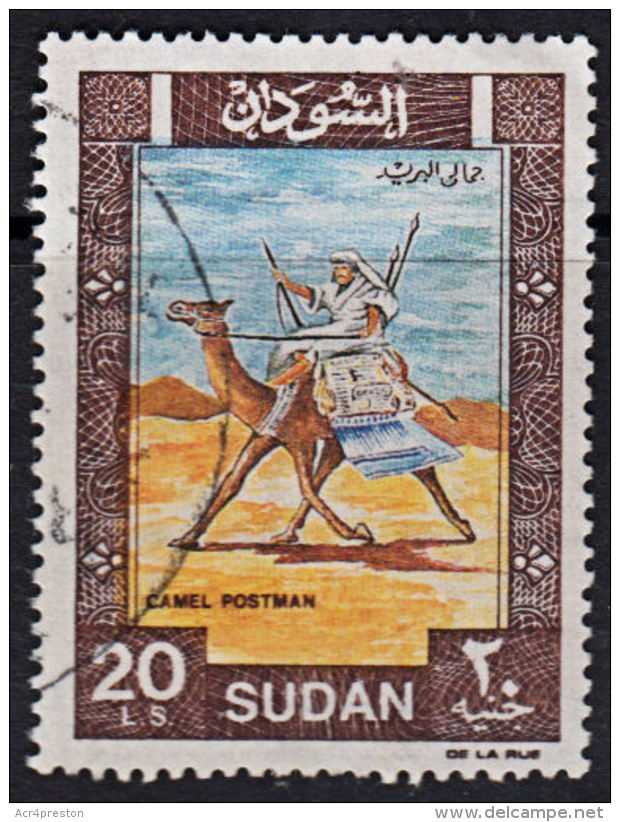 A5692 SUDAN 1991,  SG 490  20LS  Camel Postman,  Used - Sudan (1954-...)