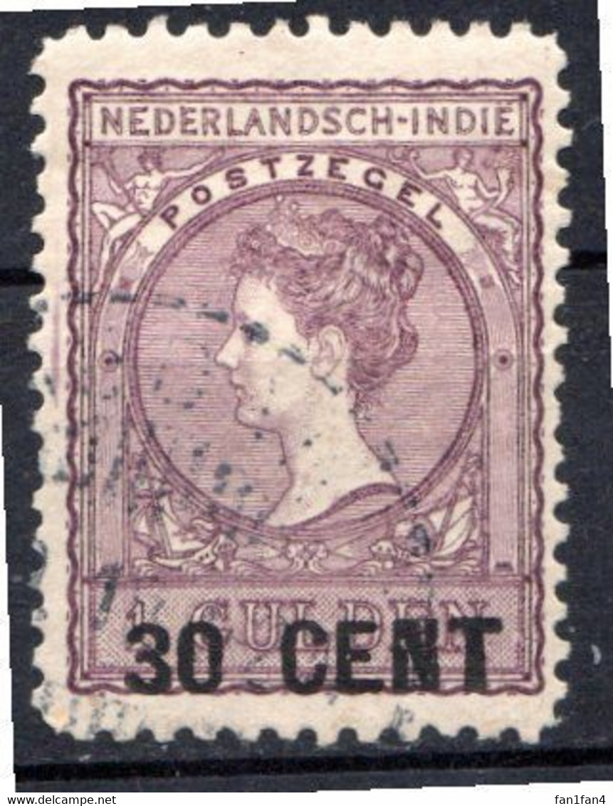 PAYS-BAS - (INDE NEERLANDAISE) - 1917-18 - N° 124 - 30 C. S. 1 G. Lilas - (Timbre De 1903-12 Surchargé : 30 CENT) - Niederländisch-Indien