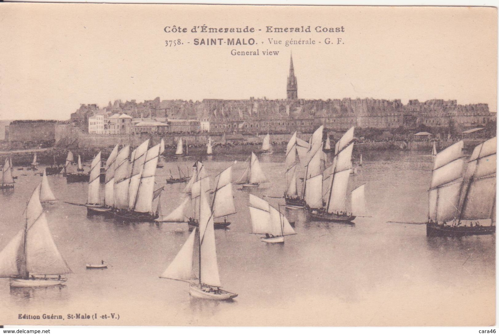 CPA -  3758. ST MALO  - Vue Générale - Saint Malo