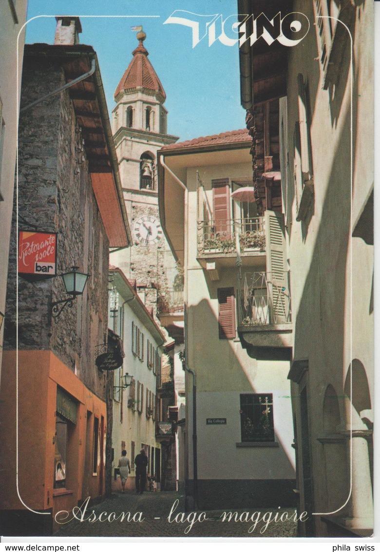 Ascona - Via Collegio - Photo: Garbani - Autres & Non Classés
