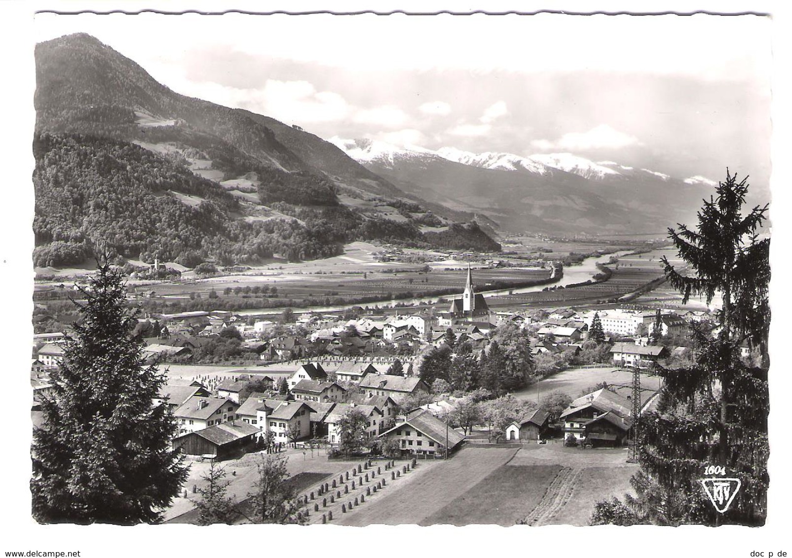 Österreich - Jenbach - Tirol - Alte Luftaufnahme Des Ortes - Jenbach