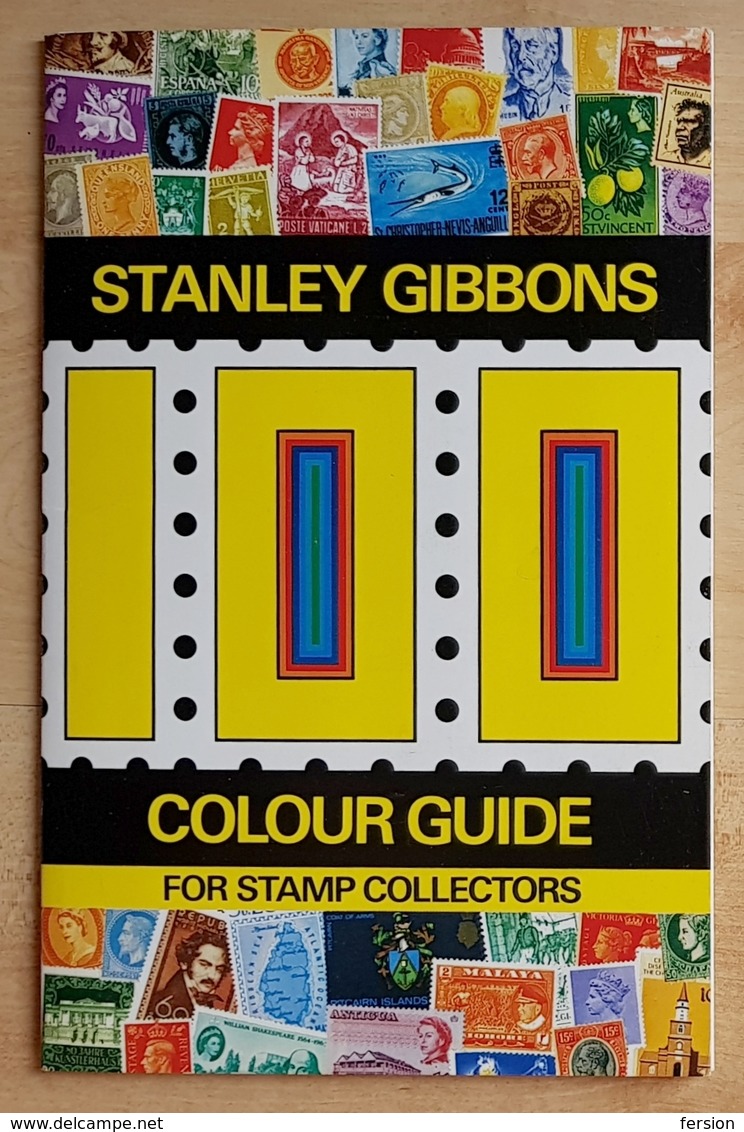 STANLEY GIBBONS STAMP COLOUR COLOR KEY GUIDE Color Catalogue 1973 London UK - Grande-Bretagne