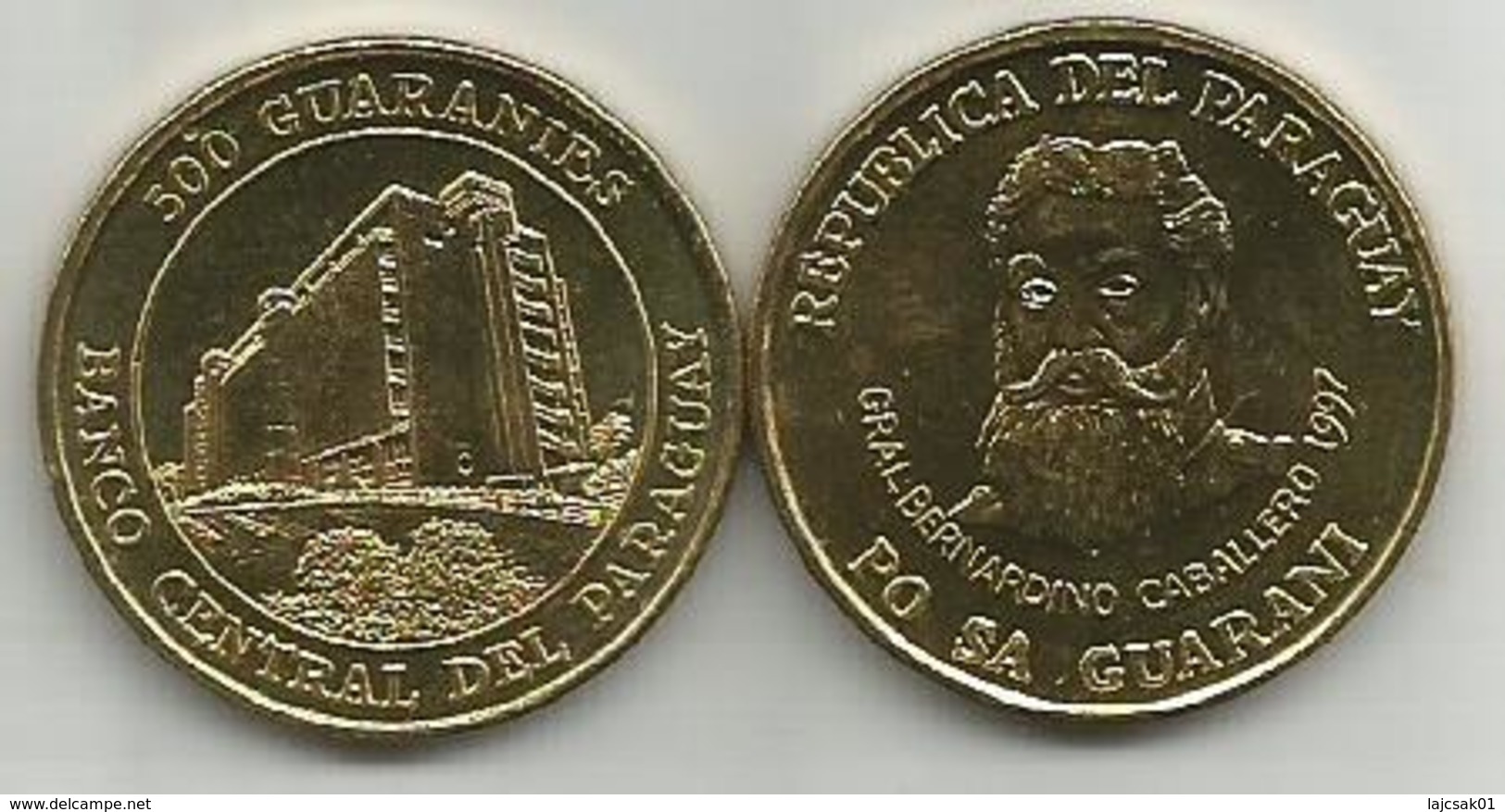 Paraguay 500 Guaranies 1997. UNC - Paraguay