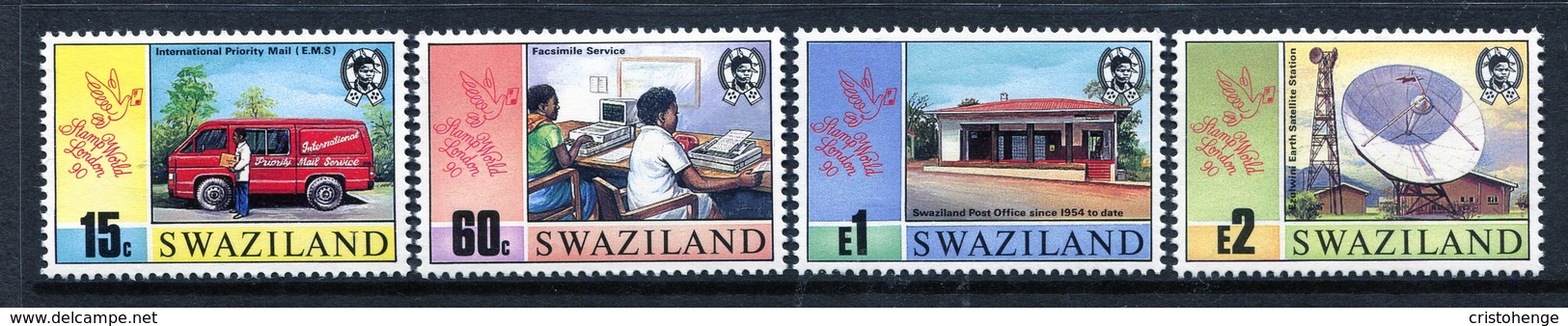 Swaziland 1990 Stamp World London '90 Set MNH (SG 565-568) - Swaziland (1968-...)