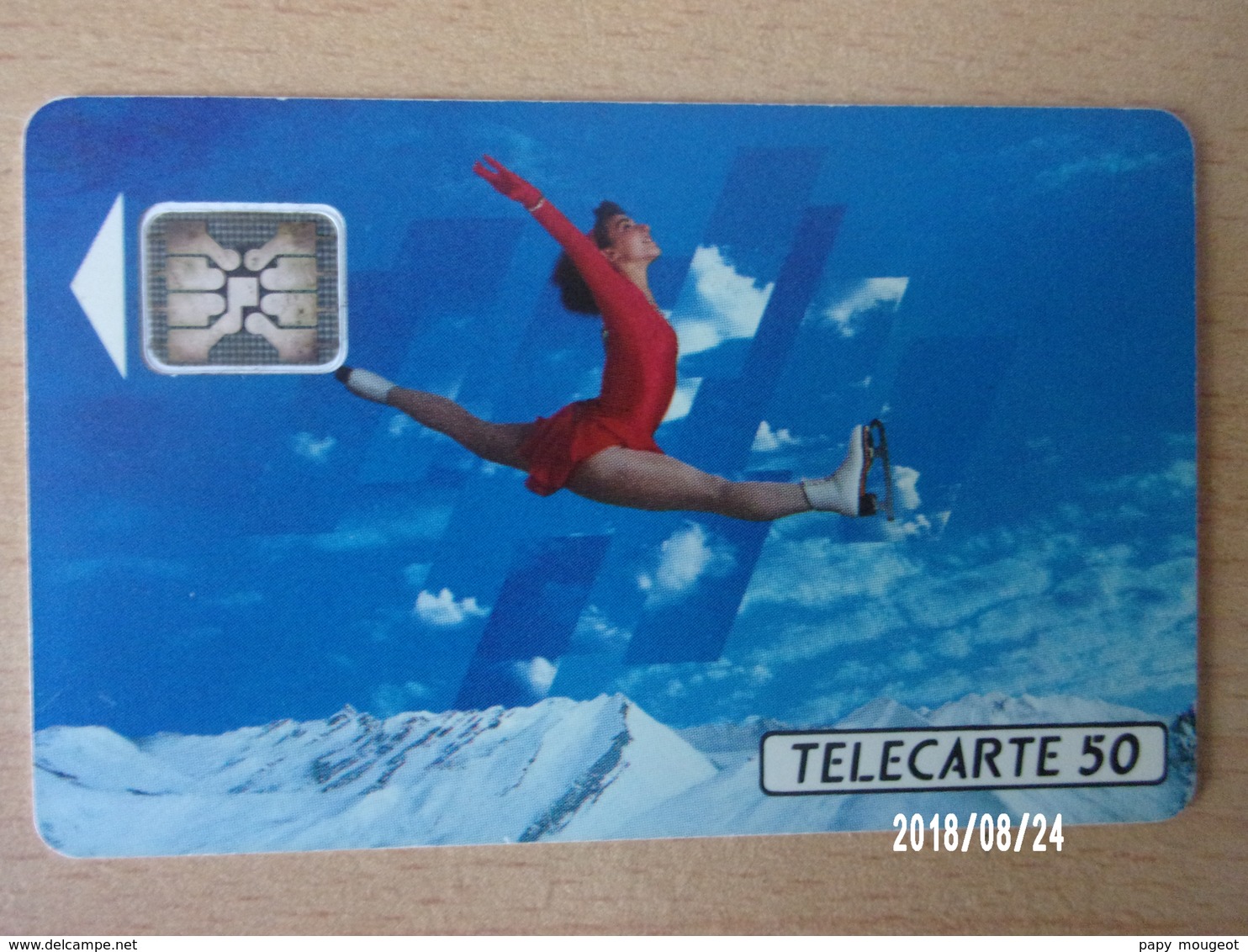 F161 Patineuse 2 50U SC4 S/E (6) 06/91 - Olympic Games
