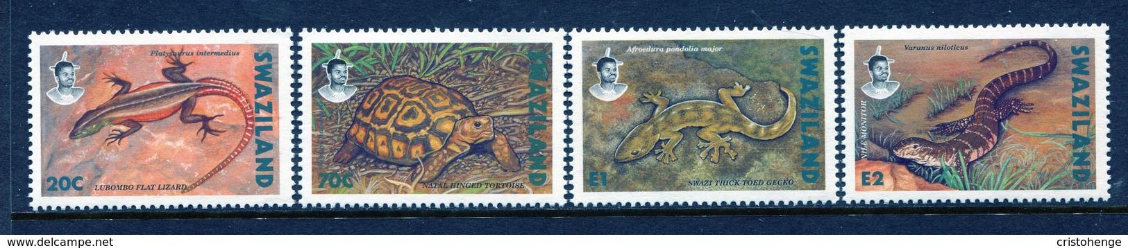 Swaziland 1992 Reptiles Set MNH (SG 602-605) - Swaziland (1968-...)